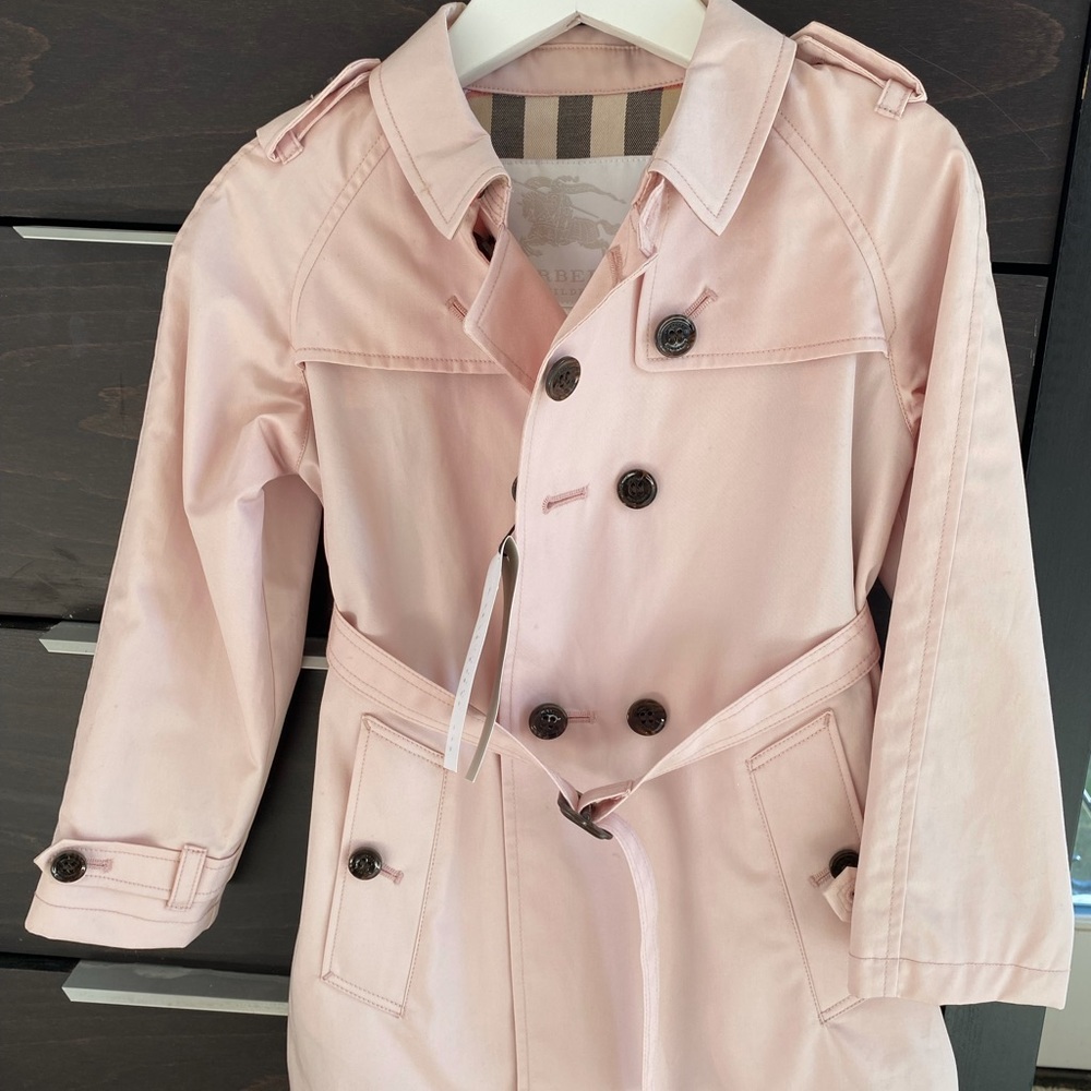 Beautiful light Pink Burberry Trench Coat